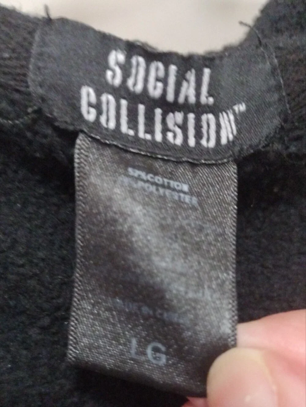 Social Collision bold black
